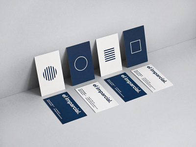 El imparcial brand identity businesscards design graphic design restaurant visualidentity