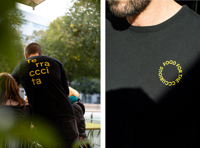 Terracccita barcelona branding design food graphic design logo restaurant shirt tshirt visualidentity