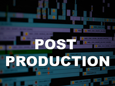Post Production as a service editing illustration video editing