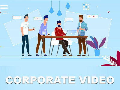 Corporate video corporate design editing illustration video editing
