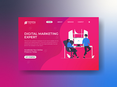 Digital Business Expert Website page