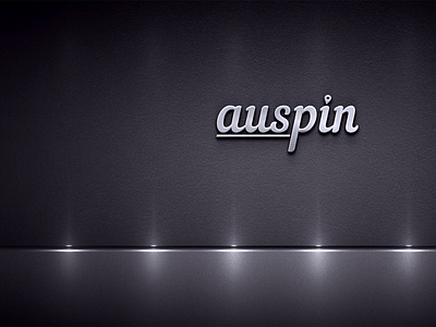 auspin Wordmark logo design