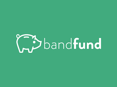 Bandfund Logo branding brandon grotesque identity logo mark piggie