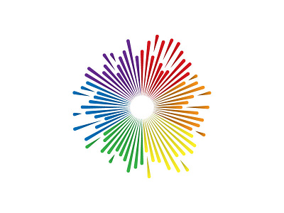 Unused Mark for Client abstract logo mark rainbow