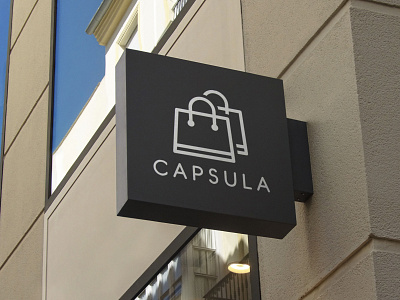 Логотип для магазина одежды CAPSULA capsula fashion logo logo design shop store