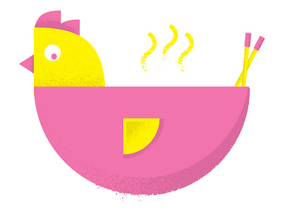 Special - #37 chicken noodle bowl chicken illustration logo ramen vector yum yum