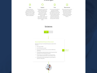 Renova Process Page process page ui ux web design