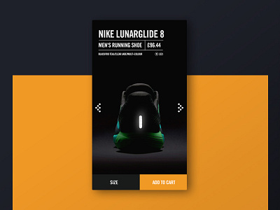 Nike Running Mobile UI interface mobile nike running user