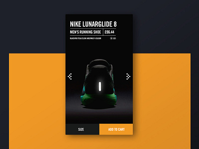 Nike Running Mobile UI