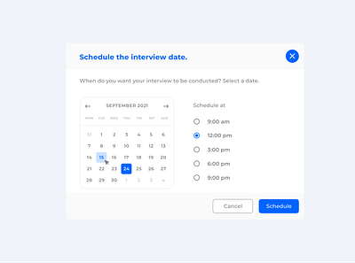 Schedule your interview calendar calendar design dailyui dailyuidesign date design exam figma schedule schedule exam schedule interview select select date survey ui ui design uidesign uiux ux ux design