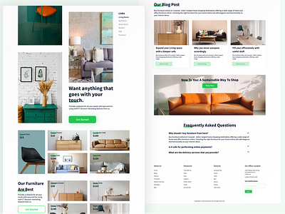 Furniture Landing Page crywood dailyui dailyuidesign decor design durniture landing figma freelance furniture landing landing page page pepperfry ui ui design uidesign uiux ux web design