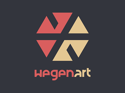 Wegenart design logo web