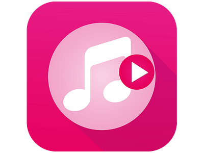 Music apple clean design icon ios ipad iphone music music note photoshop player sound