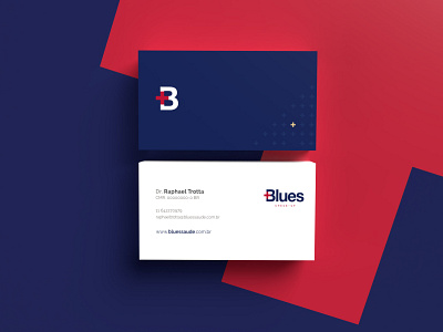 [Blues] Business Card 3d blue brand brand identity branding business card business card design businesscard design illustration inspire logo vector visual