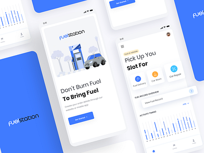 Fuel Station- An online fuel delivery app concept