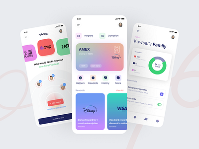 Family Donation App app design app ui design app uiux app ux design charity charity app design children app design agency design team donation app family donation flutter app helpapp helping charity helping people ios app kidsapp mobile app uiux