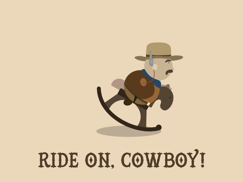 Cowboy animation characters cowboy