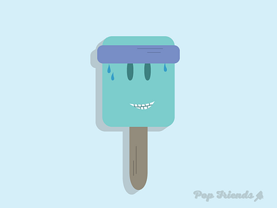 Pop Friends Summer Workout illustration popsicle summer