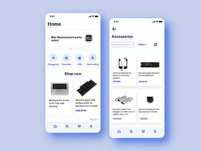 E-Commerce App Design