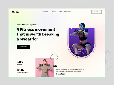 Fitness Web design