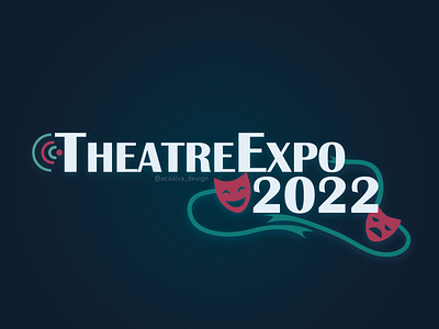 TheatreExpo 2022 branding design graphic design illustrator logo typography