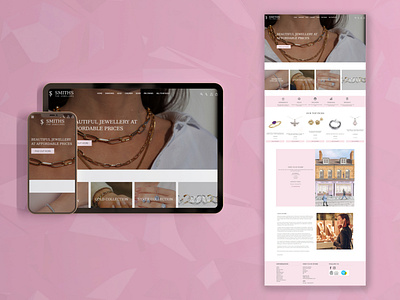 E-commerce Responsive Website - jewellery shop