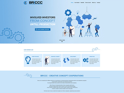 Website design BR!CCC bootstrap 5 design webdesign website