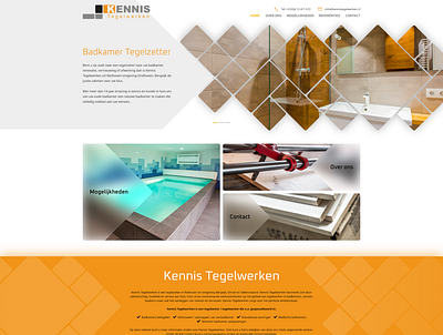 Webdesign Kennis Tegelwerken website bootstrap 5 design ui webdesign website