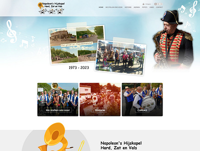Webdesign Napoleons Hijskapel website bootstrap 5 design webdesign website