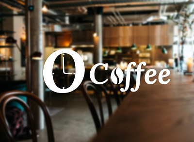 O'clock Coffee " Coffee Shop " brand identity branding coffee shop coffee logo design graphic design illustration logo logo design vector