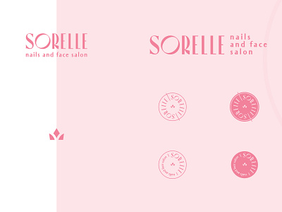 Sorelle: Nails and Face Salon beautiful beauty beauty logo beauty product beauty salon brand branding design logo logo design mark mexico nails spa typography