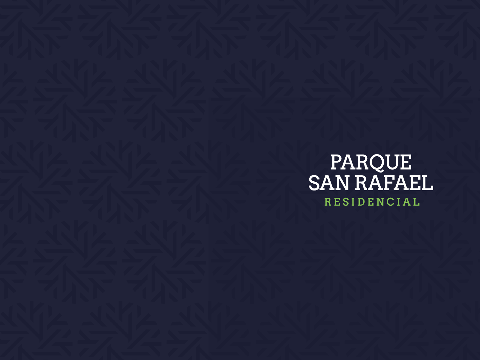 Parque San Rafael brand brand design brand identity branding design geometric geometry green house houses housing logo logo design logo designs mark mexico pattern