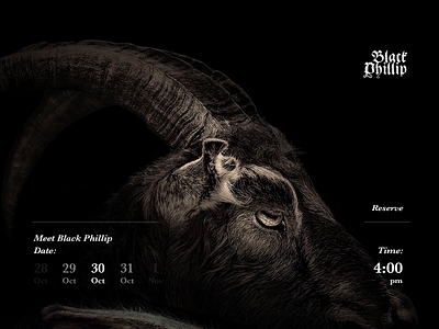 Petting Zoo (The VVitch) animals black philip design halloween halloween design horror horror art horror movie mexico mocktober the witch ui ux witch