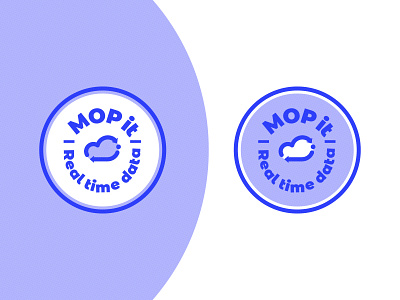 MOP it / Real Time Data brand branding cloud clouds design logo logo design logo mark logo marks logomark tech technology