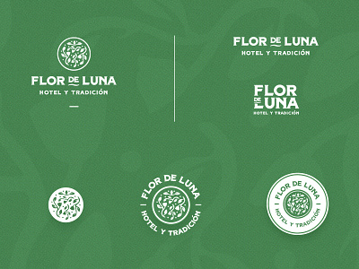 Flor de Luna brand branding design flower flowers folklore hotel hotel boutique hotel branding logo logo design mark mexican mexico moon natural nature typography