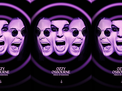 Ozzy Osbourne: Prince of Darkness artwork band black sabbath heavy metal illustration metal ozzy ozzy osbourne poster poster design posters procreate rock rock and roll rock band