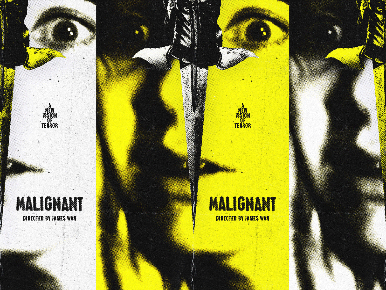Malignant film poster giallo horror horror movie james wan key art keyart movie poster movie posters poster poster design posters scary