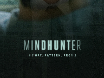 Poster design for Netflix's 'Mindhunter'