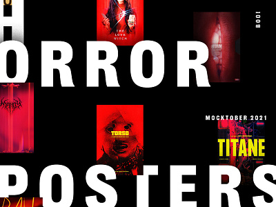 Horror Posters Vol. 01 / Mocktober 2021 halloween horror horror movie horror movies mocktober mocktober 2021 movie poster movie posters movies poster poster design posters scary scary movies