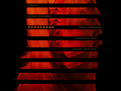 Possessor body horror canada horror horror movie key art movie movie poster movies neon rated possessor poster posters