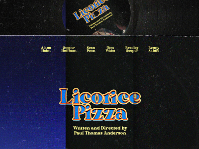 Paul Thomas Anderson's 'Licorice Pizza' key art licorice pizza movie poster movie posters paul thomas anderson poster posters retro vintage vinyl