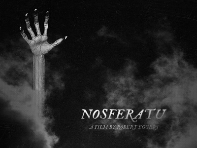 Robert Eggers' 'Nosferatu' horror key art movie poster movie posters nosferatu poster posters robert eggers vampire vampires