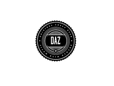 Daz Craft Beer Crest No. I beer brand brew crest design draftbeer id identity illustrator