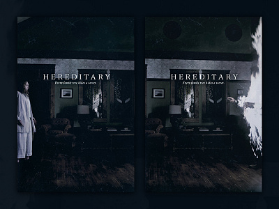 Hereditary Poster Series hereditary horror movie movieposter photography photoshop poster terror