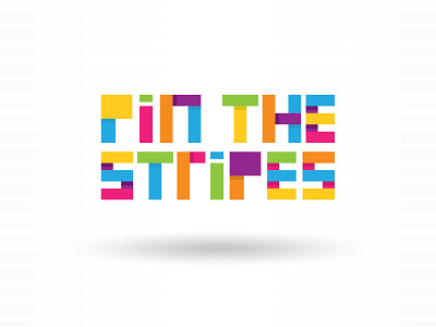 Pin the Stripes art artist austin brand character color colors design game game app games illustration indie dev logo minimal minimalism rothko stripes vector