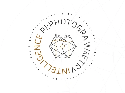 Pi: Photogrammetry Intelligence brand branding design geometry logo mark math mathematics metric metrics mexico photo vector