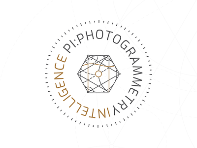 Pi: Photogrammetry Intelligence brand branding design geometry logo mark math mathematics metric metrics mexico photo vector