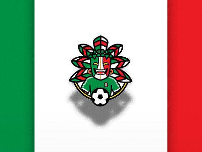 ⚽️ character design color design folklore football illustration mexico soccer spork sports worldcup worldcup2018