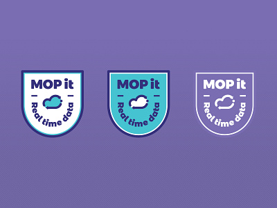 MOP it III brand branding cloud cloud service design emblem icon logo mark mexico monogram shield tech technology typography
