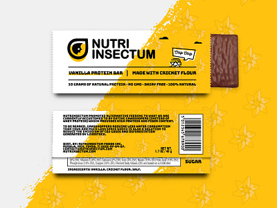 Nutri Insectum / Protein Bar 🦗 brand branding chocolate chocolate bar cricket delicious design energy bar fitness food grass hopper health healthcare healthy healthy food mexico think green